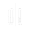 Z-Lite Stylet Outdoor Wall, 2-Light, 4.75 In.W x 18 In.L x 3.75 In.H, Sand Black/White 5007-18BK-LED - alternate 4